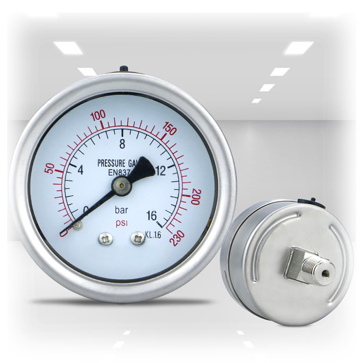 CE Certified Stainless Steel Pressure Gauge for Pressure Measuring 0...1...1000bar Range