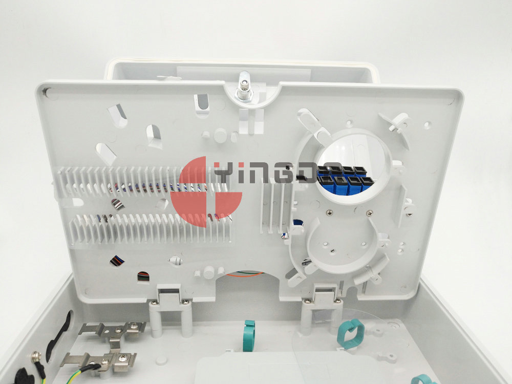 24 коробки с отрезками провода переходника СК/УПК, белизна доступа волокна портов терминальных коробки распределения Сплиттер 1*8 1*16