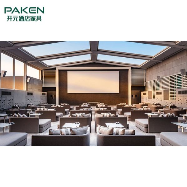 Mobília moderna luxuosa do hotel da estrela do estilo cinco da área pública