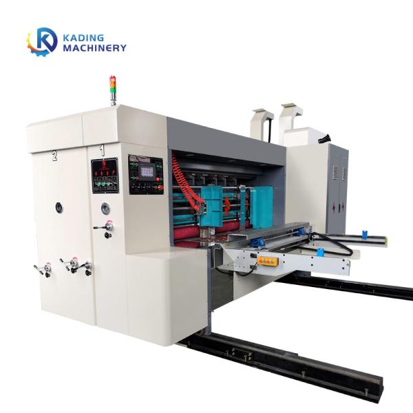 Full Vacuum Suction Corrugated Box Printing Machine Of Servo Motor Feeding