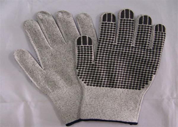 Black Nitrile Dots Cut Resistant Gloves XS - XXL Sizes Environmental Friendlly