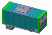 Recipiente de armazenamento da pilha do lítio da bateria da grande escala 5MWH 10MWH 1MWH
