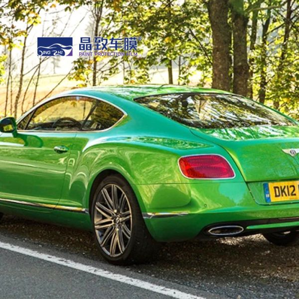 Glossy Green To Gold Car Film Protection Auto Full Body Sticker Vehicle Wrapping Wrap