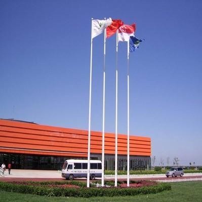 Q235 5M - 12M Puente de bandera de acero galvanizado Puente de bandera de acero negro