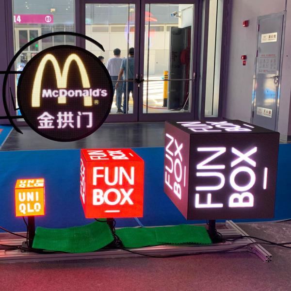 5000nits Advertising Led Video Wall P2.5 P3 P3.91 IP31 Flexible Acrylic Frame