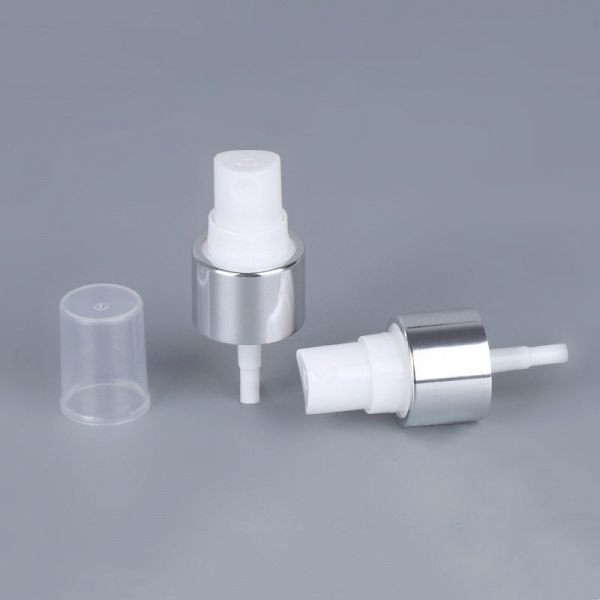 20/410 20mm Aluminum Atomizer Silver Perfume Pump For Bottle