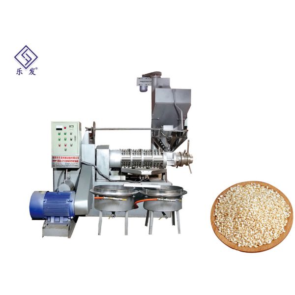 Máquina grande de la prensa de aceite del tornillo de la dureza para el funcionamiento del establo del aceite de sésamo