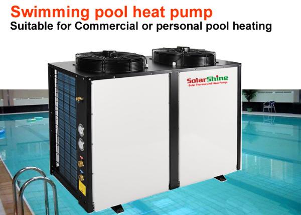 Safety Swimming Pool Heat Pump Plastic Galvanized Sheet Long Life Span