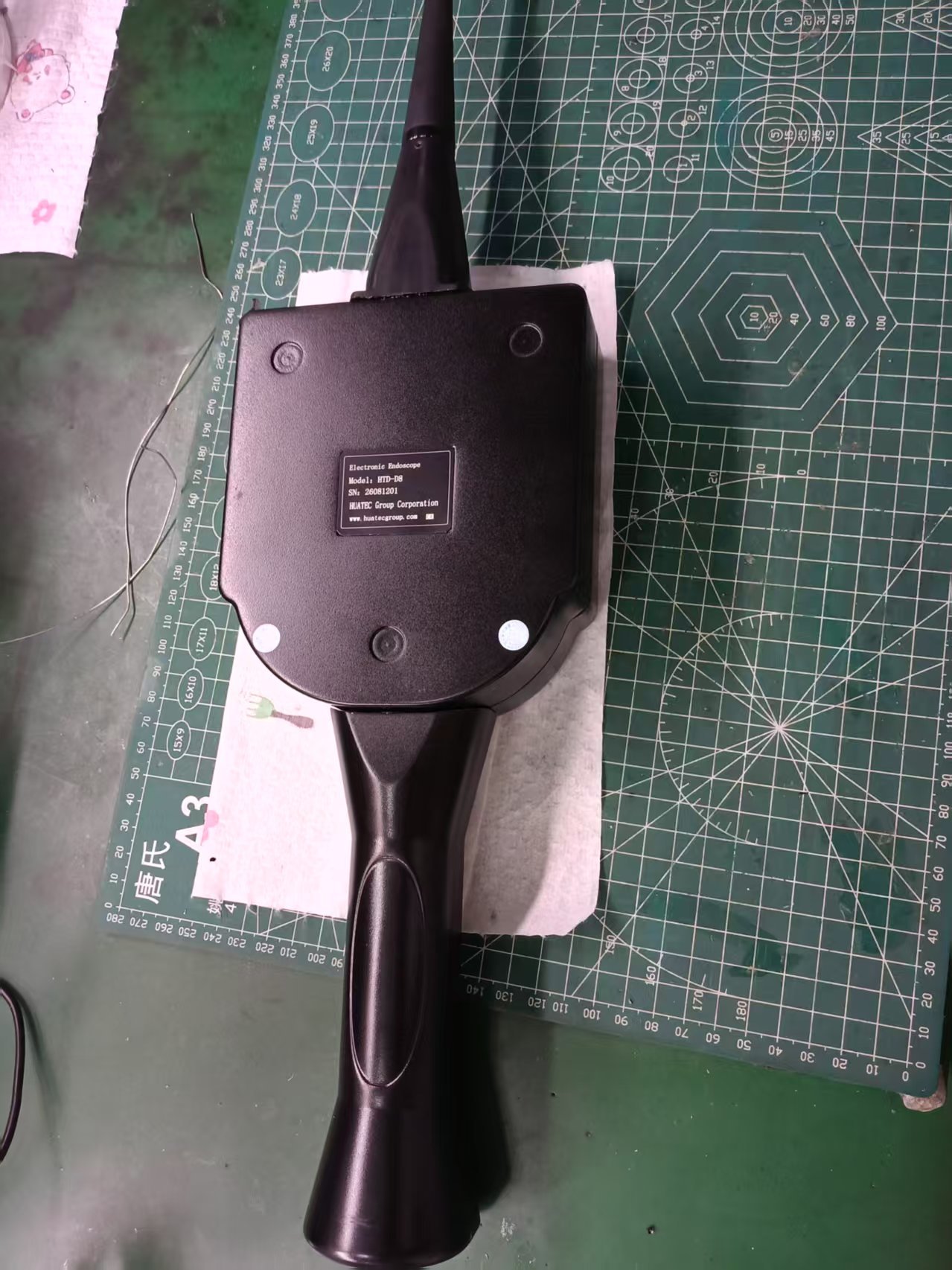 HTD-D8 Portable Industrial Video Endoscope Electric 4 Direction Bending Probe 720P Resolution For Engine Pipe Casting Inspection