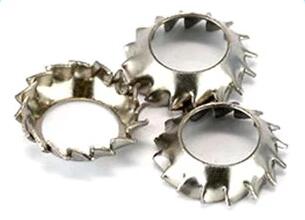 Stainless Steel Countersunk Serrated Lock Washer / External Tooth Lock Washer DIN6798V
