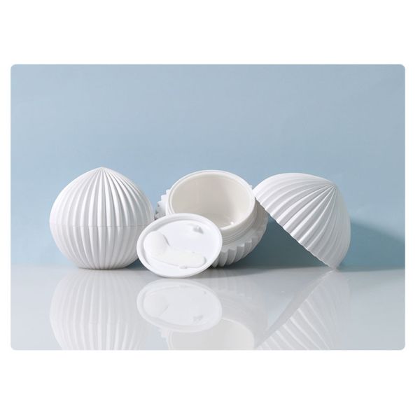 50g Skin Care Cream Jar Sphere Shape Cosmetic Plastic Jars Customized For Packaging