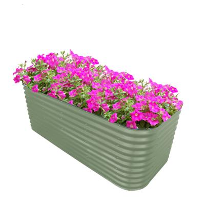 7.9*3.4*2.7 FT  Galvanized Planting Boxes Galvanized Raised Garden Planter Customization
