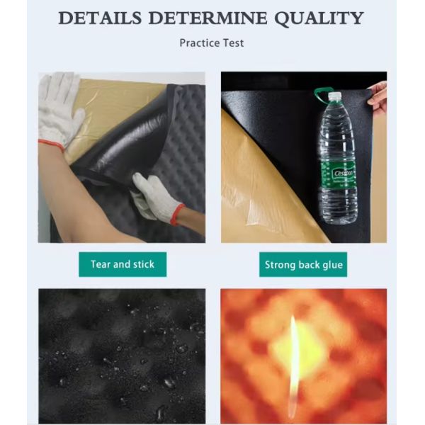 PVC Flame-Retardant Sound-Absorbing Cotton Egg Cotton Wavy Electrical Insulation Cotton