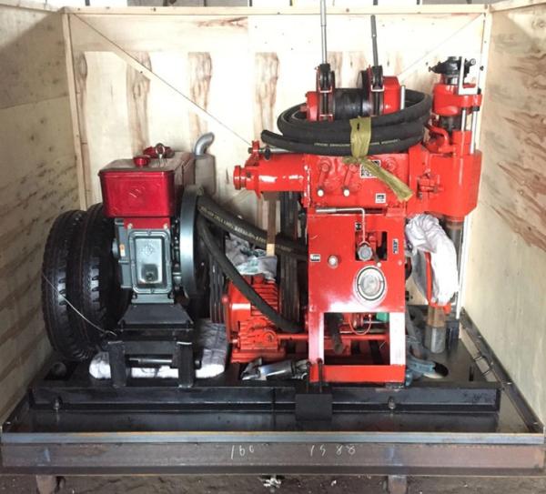 GK 200 moteur diesel puissance de la machine de forage du sol 22kw puissance avec moteur diesel / électrique