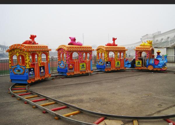 Indoor / Outdoor Tourist Train Rides Kids Mini Elephant Rail Train HFDX01