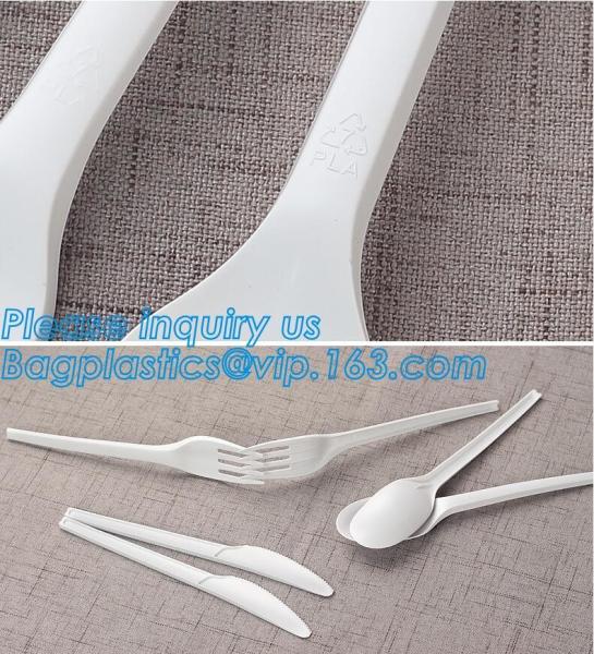 Food Grade Hottest Chinese Supplier Stocked Biodegradable Corn Starch Soup Spoon,biodegradable baby products cutlery wal