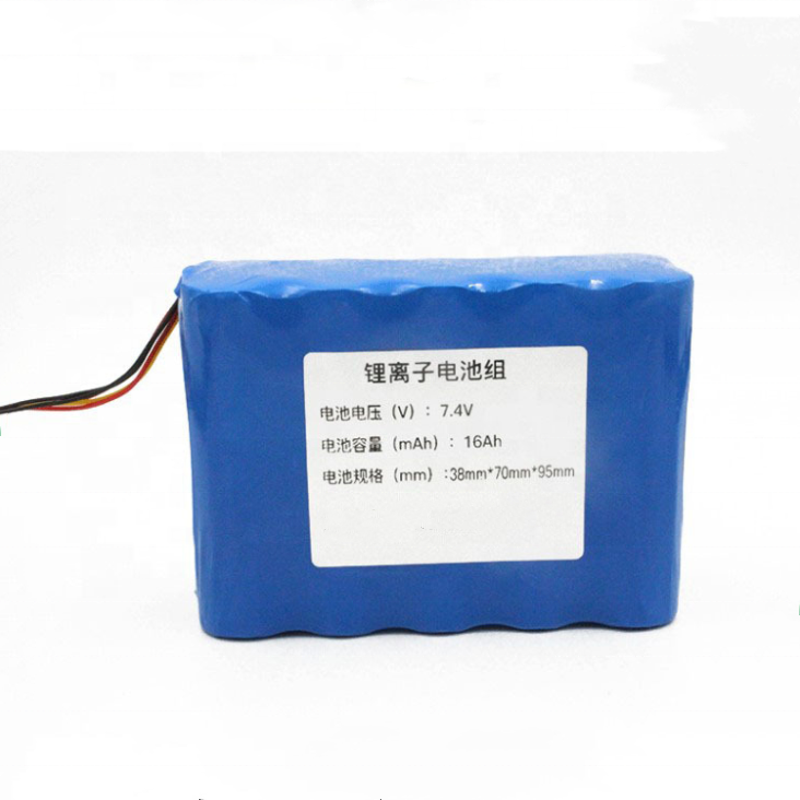 Customized 16000mAh 7.4V Li-ion 18650 Battery Pack for Power Tools and Electronics