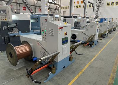 Advanced Electronic Pitches Double Twist Buncher Stranding Machine For Fit Wire