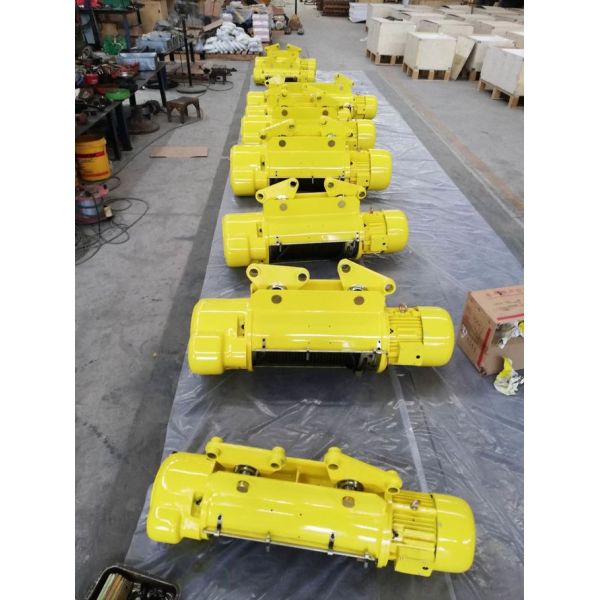 Single Girder Electric Wire Rope Hoist 12m / 18m Lifting Height CD1 Model