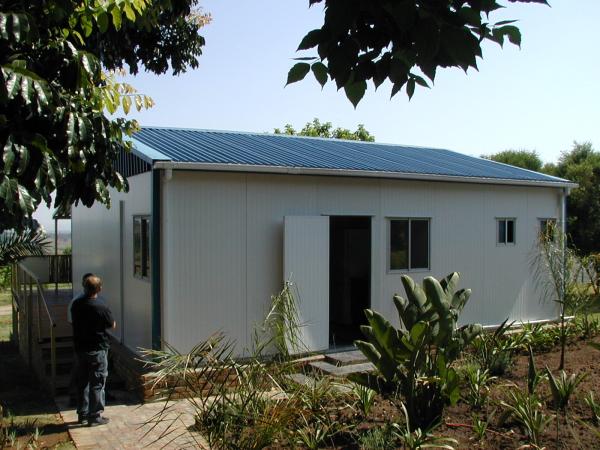 Construções de aço residenciais pré-fabricadas personalizadas - feito-à-medida, GFA 80sqm