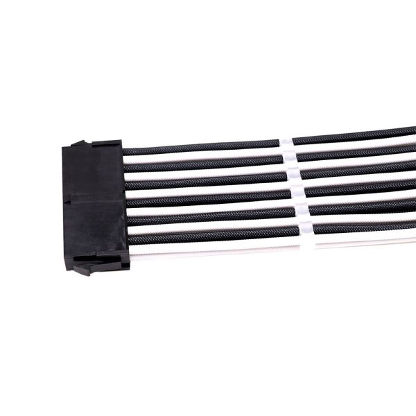 ATX PC Power Cable Manufacturers 24PIN Male to 24PIN Female Computer Sleeved Cable Extension Connector Kable