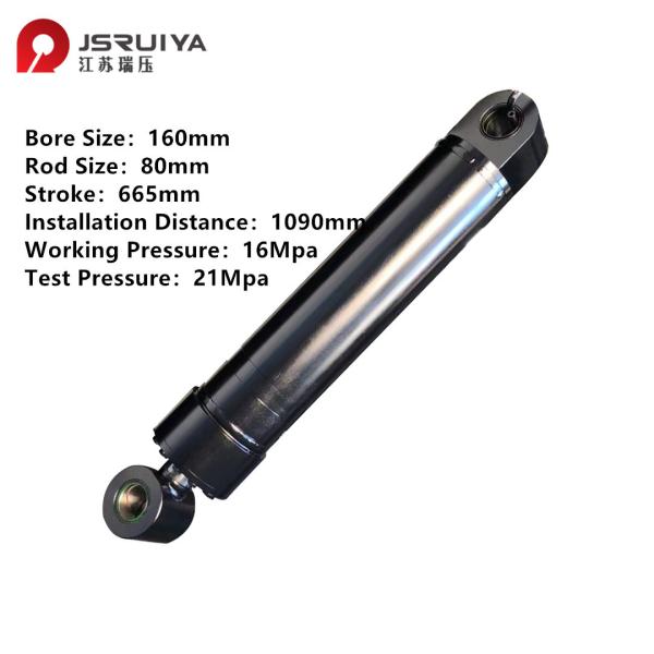 Heavy Load Customized Hydraulic Cylinders 80mm Rod