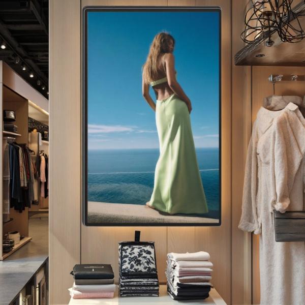 Qtenboard 2K 10.1-98 pulgadas Alto brillo Garantizar calidad Código QR CMS Engaño de pantalla táctil del cliente Tienda minorista Digital Signage