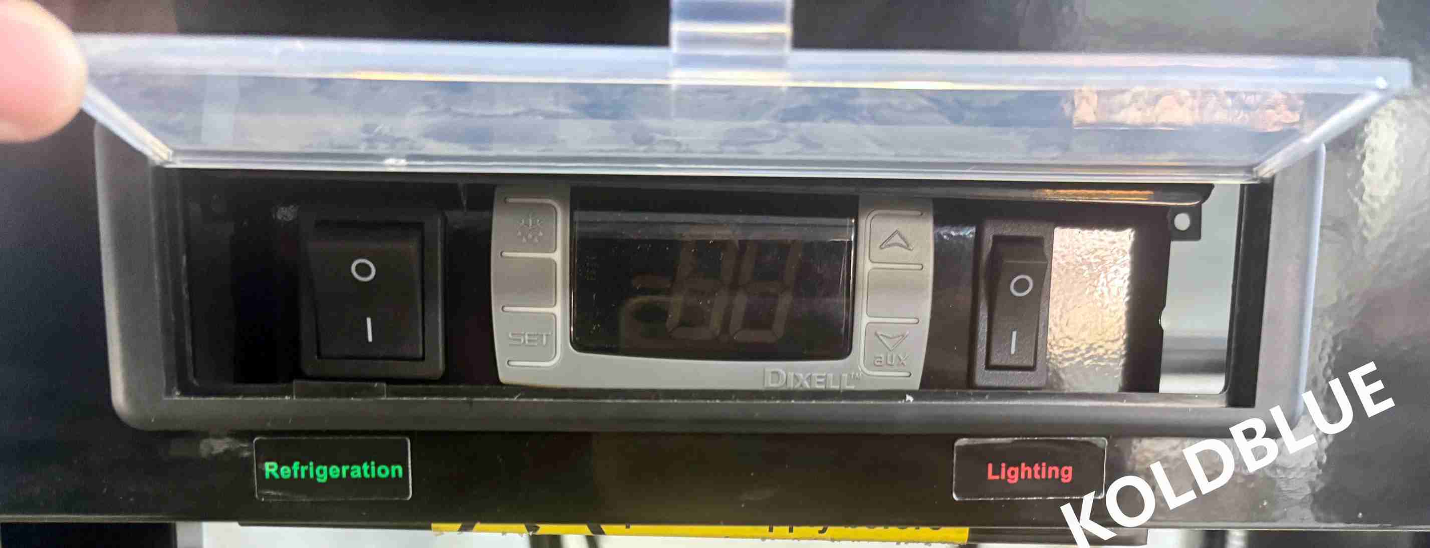 R290 Vertical Display Fridge With Stainless‑Steel Inner Base And LED Lighting