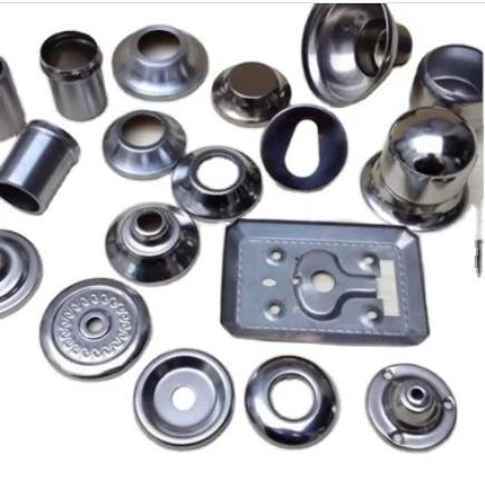 Precision Steel Plate Fabrication Silver CNC Housing Galvanized Electroplating