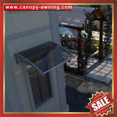 high quality house door window polycarbonate diy canopy awning shelter with aluminum bracket support arm