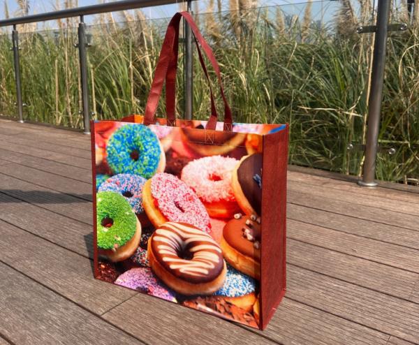 Hot Sale Personalized Logo Size Printed Eco Friendly Recyclable Reusable Grocery Portable REPT Bag Wholesale Cheap Reusable Eco pp Shopping Bag Non-woven Bag Oem Custom Gift Promotional Tote