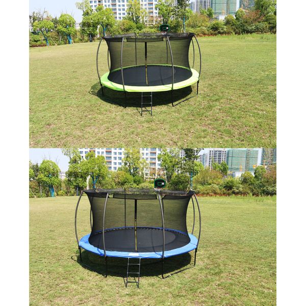 Adult Children Kids Basketball Hoop Set Trampoline with Protective Net and Logo Option