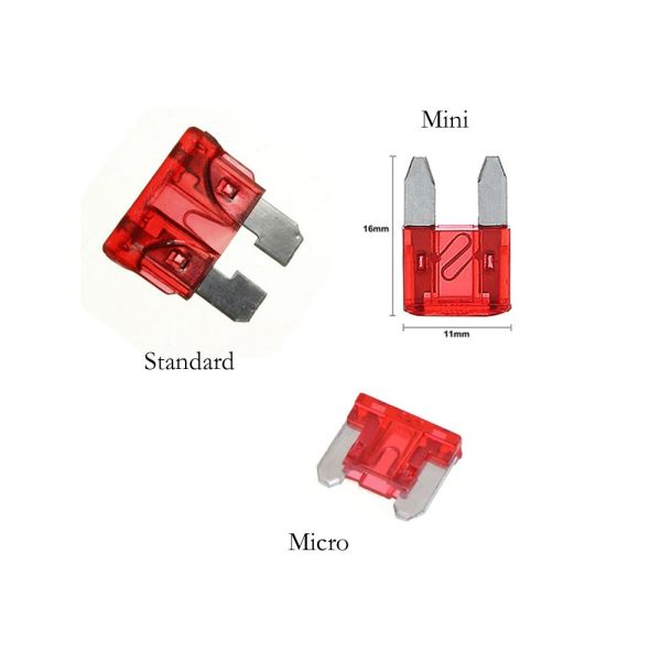 Plug In Zinc Alloy Automotive Fuses Mini Auto Blade Fuse Rated 32VDC 20A Yellow 11mm For Automotive Passenger Car