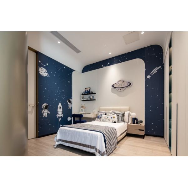 Стильный практичный стальной гардероб Детский гардероб с 150-градусным открытием дверей