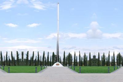 High Precision Stainless Steel Flag Pole With 360 Degree Downwind Ball Crown Technology