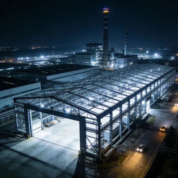Q355B Steel Frame Prefabricated Steel Building with 50-Year Durability and Seismic Resistance