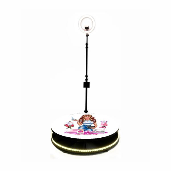 Portable 360 Video Photo Booth Slow Motion Spinning Selfie Booth