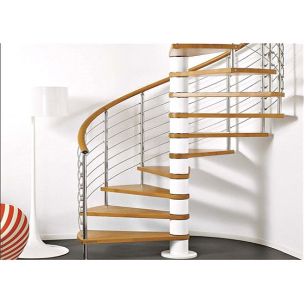 Laminated Tempered Glass Spiral Staircase Affordability Corrosion Resistance