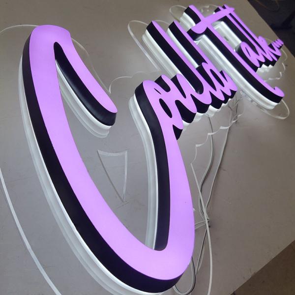 Custom Salon Led Sign Light Enseigne Lumineuse Boutique Name Hair Salon Store Boutique Sign