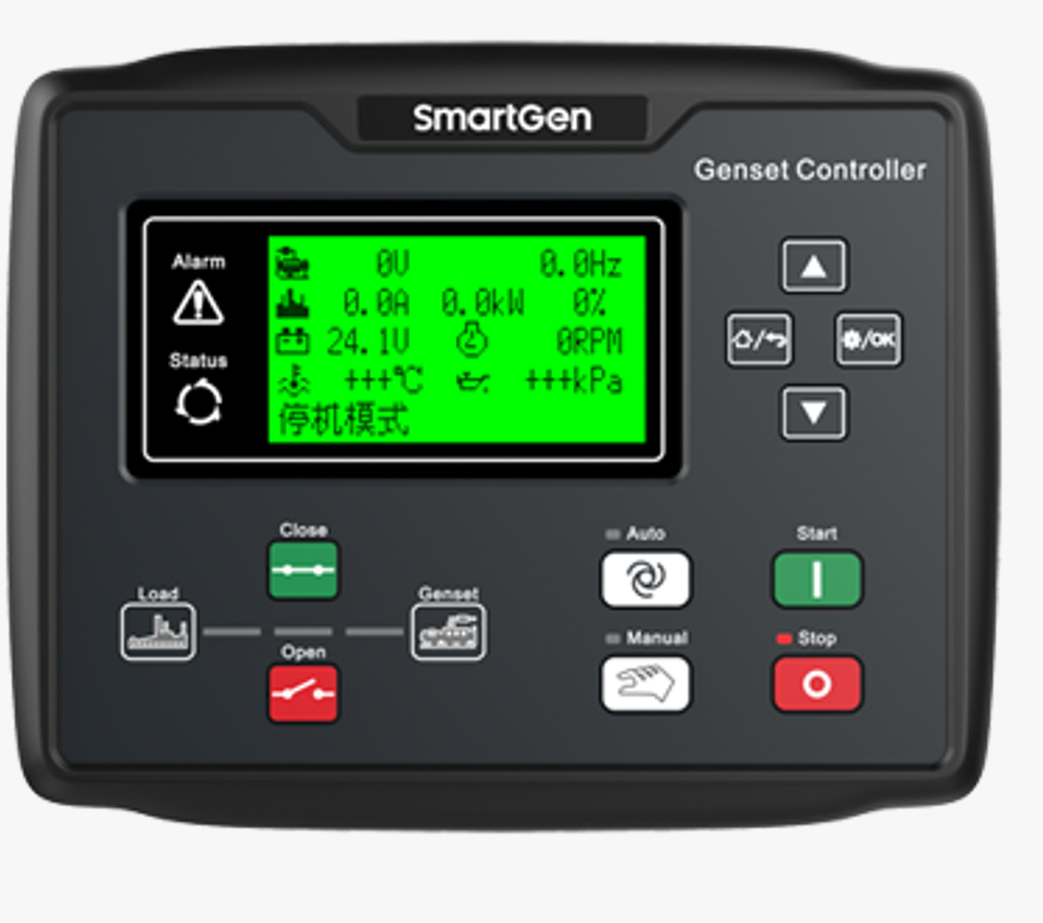 Smartgen HGM6110CAN Auto-Start AMF Brushless Electric Control Panel Plastic LCD Circuit Board Genset for Diesel Generator 10A