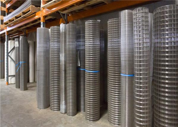 ISO Welded Wire Mesh Stainless Steel / Galvanized / PVC Coating For Building