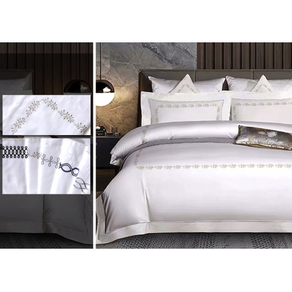 4 pièces de design de luxe ensemble de literie imprimé literie de mariage type de mariage kit en quatre pièces