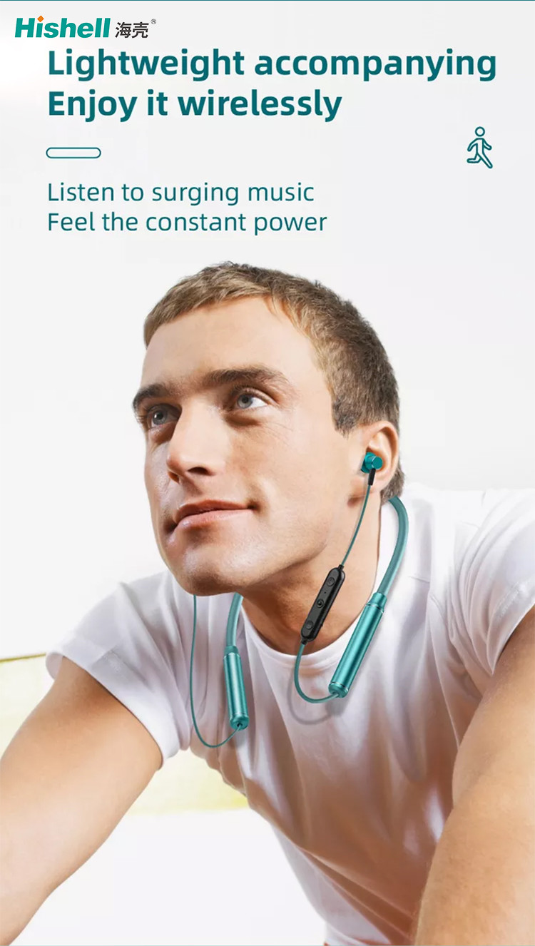 Наушники 9D Bluetooth Neckband ENCL беспроводные окружают легковес
