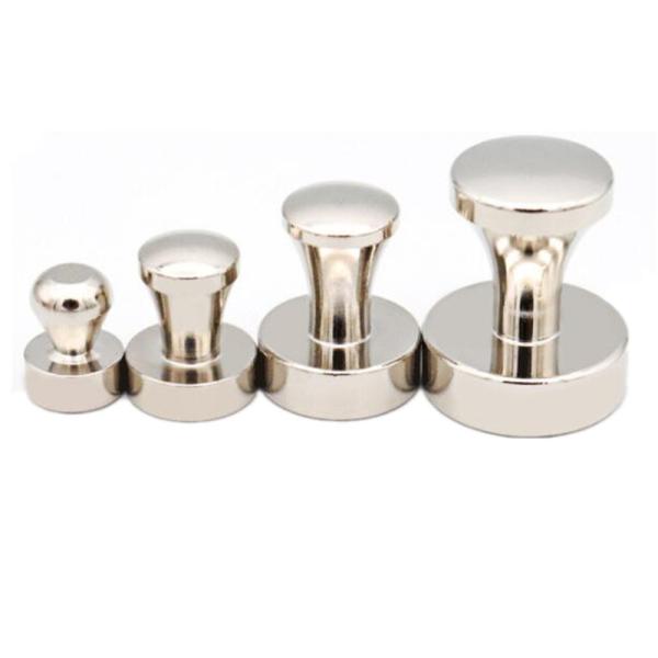 Permanent Magnetic Push Pins for Refrigerator Custom Size Neodymium Magnet Nails