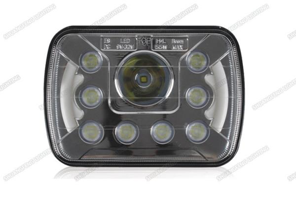 7 Inch High Low Beam LED Headlights , Easy Install HID Headlight Replacement