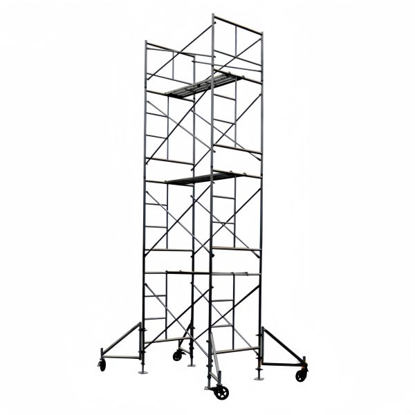 Galvanized & Painted H Frame Movable Scaffolding with Customizable Dimensions and Easy Assembly