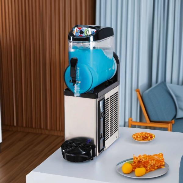 Stainless Steel Single Bowl Slush Machine New Condition Space Frozen Drink Margarita Slushie for Hotels and Restaurants