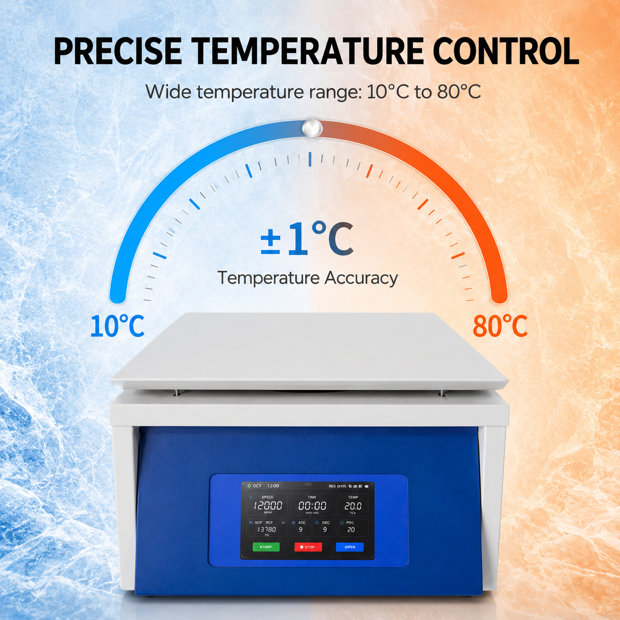 Cenlee Benchtop Heated Crude Oil Centrifuge 4000rpm 4x100ml for Efficient Petroleum Moisture Testing and Oil Water Separation