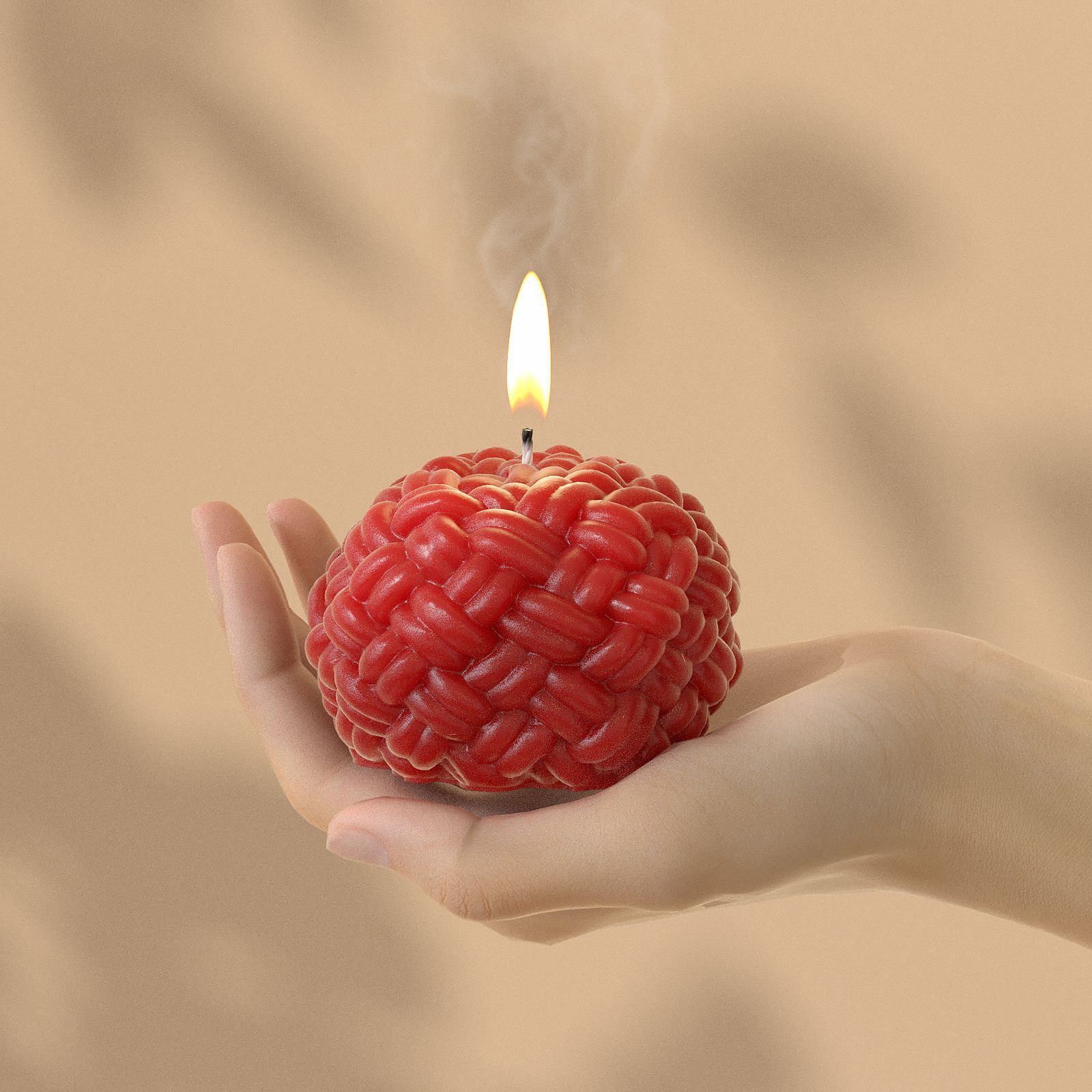 Santa Anna Flower Weaving Yarn Ball Aromatherapy Candle Silicone Mold DIY Gypsum Pendant Dropping Grinding Machine