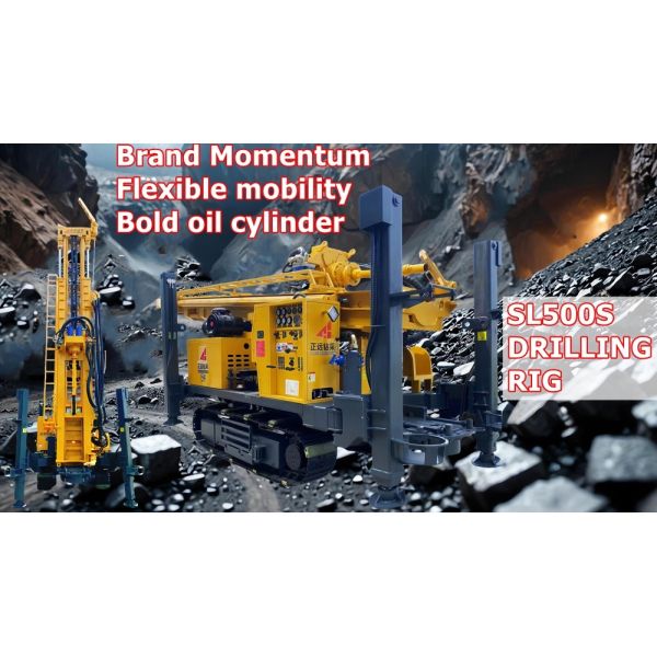 Hydraulic Mobile Water Well Drilling Rig Quick Setup Compact Transport